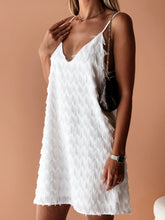 Load image into Gallery viewer, Fringe V-Neck Mini Cami Dress
