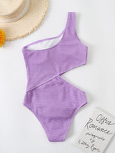 Load image into Gallery viewer, Cutout One Shoulder One-Piece Swimwear
