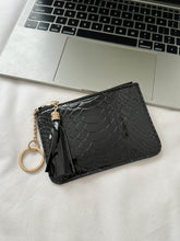 Load image into Gallery viewer, PU Leather Tassel Trim Card Case
