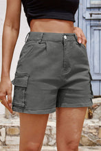 Load image into Gallery viewer, Pocketed High Waist Shorts
