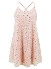 Load image into Gallery viewer, Sequin V-Neck Mini Cami Dress
