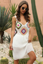 Load image into Gallery viewer, Geometric V-Neck Spaghetti Strap Cover Up Dress
