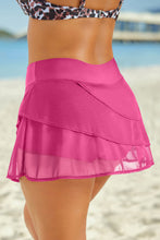 Load image into Gallery viewer, Full Size Layered Swim Skirt
