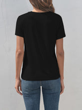 Load image into Gallery viewer, Graphic Round Neck Short Sleeve T-Shirt
