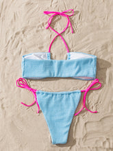 Load image into Gallery viewer, Tied Contrast Two-Piece Bikini Set
