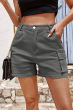 Load image into Gallery viewer, Pocketed High Waist Shorts
