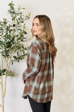 Load image into Gallery viewer, Plaid Dropped Shoulder Shirt
