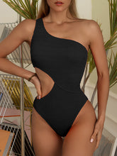 Load image into Gallery viewer, Cutout One Shoulder One-Piece Swimwear
