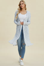 Load image into Gallery viewer, Double Take Full Size Open Front Longline Cardigan
