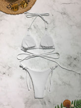 Load image into Gallery viewer, Textured Halter Neck Two-Piece Bikini Set
