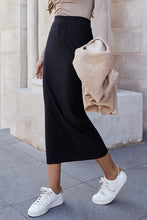 Load image into Gallery viewer, High Waist Pull-On Midi Skirt
