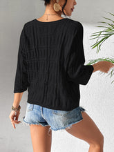 Load image into Gallery viewer, V-Neck Three-Quarter Sleeve Knit Top
