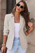 Load image into Gallery viewer, One-Button Flap Pocket Blazer
